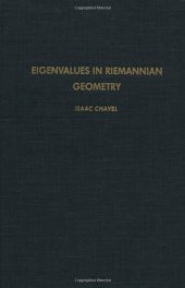 book Eigenvalues in Riemannian Geometry