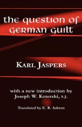 book The Question of German Guilt