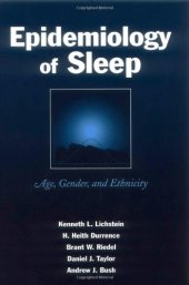 book Epidemiology of Sleep: Age, Gender, and Ethnicity