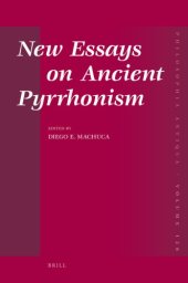 book New essays on ancient Pyrrhonism