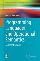 book Programming languages and operational semantics: a concise overview