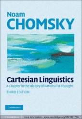 book Cartesian Linguistics