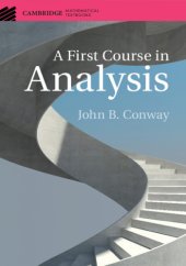 book A First Course in Analysis