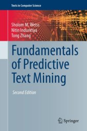 book Fundamentals of predictive text mining