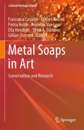 book Metal soaps in art: conservation and research