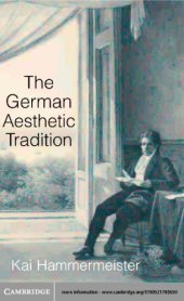 book The German aesthetic tradition