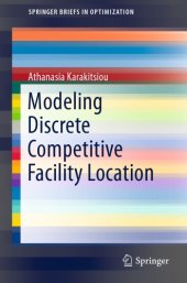 book Modeling discrete competitive facility location