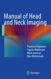 book Manual of Head and Neck Imaging