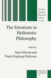 book The Emotions in Hellenistic Philosophy