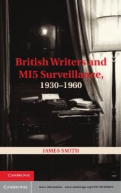 book British writers and MI5 surveillance, 1930-1960