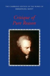 book Critique of Pure Reason