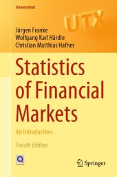 book Statistics of financial markets: an introduction