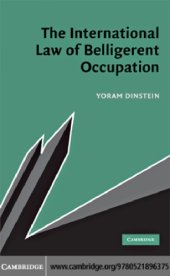 book The international law of belligerent occupation