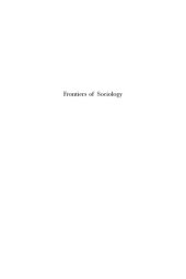 book Frontiers of sociology