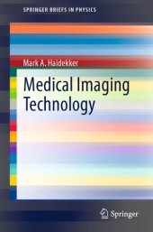 book Medical Imaging Technology