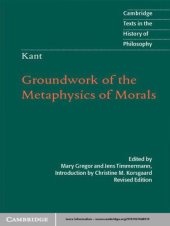 book Kant: Groundwork of the Metaphysics of Morals