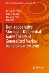 book Non-Cooperative Stochastic Differential Games of Generalized Linear Markov Jump Systems