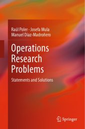 book Operations Research Problems Statements and Solutions