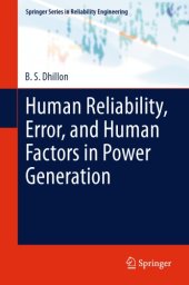 book Human Reliability, Error, and Human Factors in Power Generation