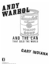 book Andy Warhol and the Can that Sold the World