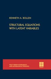 book Structural Equations with Latent Variables