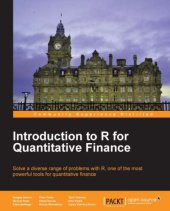 book Introduction to R for quantitative finance: solve a diverse range of problems with R, one of the most powerful tools for quantitative finance