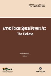 book Armed Forces Special Powers Act: the debate