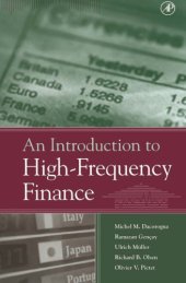 book An Introduction to High-Frequency Finance