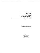 book Police officer examination: preparation guide: the path of the warrior