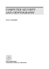 book Computer security and cryptography