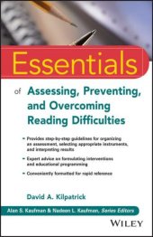 book Essentials of Assessing, Preventing, and Overcoming Reading Difficulties