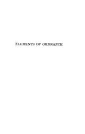 book Elements of Ordnance