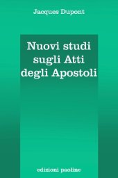 book Nuovi studi sugli Atti degli Apostoli