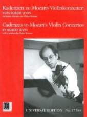 book Levin: Cadenzas To Mozart’s Violin Concertos