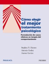 book Cómo elegir el mejor tratamiento psicológico