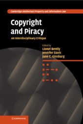 book Copyright And Piracy: An Interdisciplinary Critique