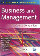 book IB Business and Management Course Companion