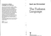 book The Turkana Language