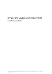 book Resource and environmental management