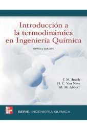 book Introducción a la termodinámica en ingeniería química