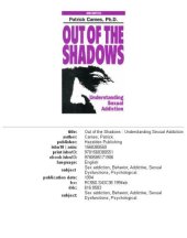 book Out of the shadows understanding sexual addiction