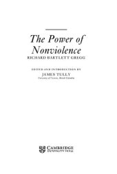 book The Power of Nonviolence