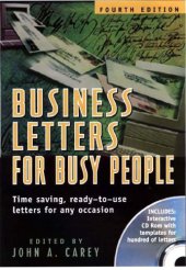 book Business Letters for Busy People: Time-Saving, Ready-to-Use Letters for Any Occasion