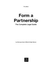 book Form a partnership the complete legal guide