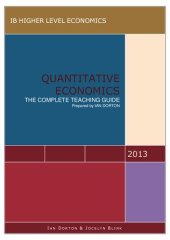 book IB Quantitative Economics HL - Teahching Guide