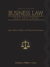 book Business law: text and cases