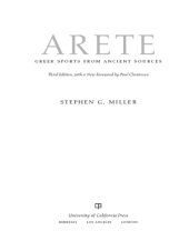 book Arete: Greek sports from ancient sources