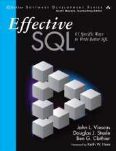 book Effective SQL: 61 specific ways to write better SQL