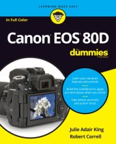 book Canon EOS 80D For Dummies