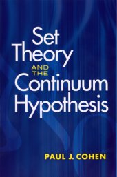 book Cohen Set Theory and the Continuum Hypothesis